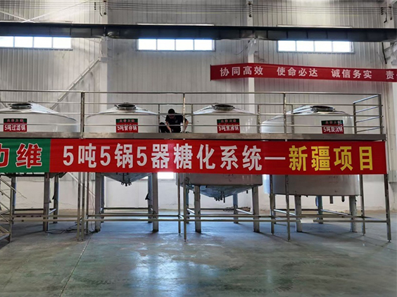 大石桥精酿啤酒设备厂—5吨精酿啤酒设备—新疆项目